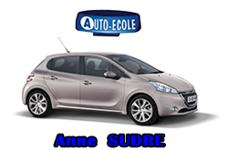 L'auto-école Anne SUDRE
dispose de 3 véhicules Peugeot 208